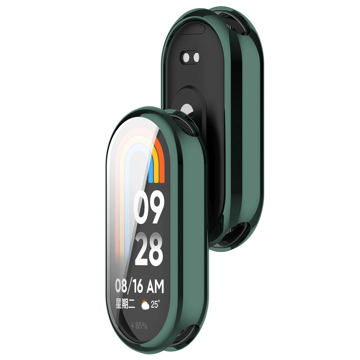 Front oraz przód etui Bizon Case Watch Felipe dla Xiaomi Smart Band 10